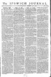 Ipswich Journal Saturday 06 September 1777 Page 1