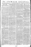 Ipswich Journal Saturday 04 July 1778 Page 1