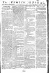 Ipswich Journal Saturday 01 August 1778 Page 1