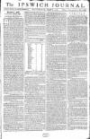 Ipswich Journal Saturday 08 August 1778 Page 1