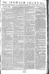 Ipswich Journal Saturday 15 August 1778 Page 1