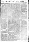 Ipswich Journal Saturday 03 March 1781 Page 1