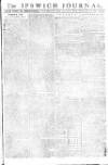 Ipswich Journal Saturday 15 June 1782 Page 1