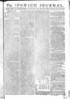 Ipswich Journal Saturday 26 July 1783 Page 1