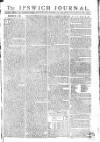 Ipswich Journal Saturday 15 November 1783 Page 1
