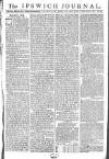 Ipswich Journal Saturday 28 January 1786 Page 1