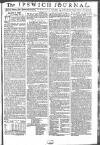 Ipswich Journal Saturday 24 November 1787 Page 1
