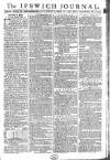 Ipswich Journal Saturday 22 March 1788 Page 1