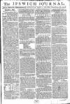 Ipswich Journal Saturday 16 August 1788 Page 1