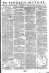 Ipswich Journal Saturday 08 November 1788 Page 1