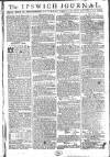 Ipswich Journal Saturday 01 August 1789 Page 1