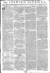 Ipswich Journal Saturday 26 June 1790 Page 1
