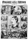 Illustrated Police News Saturday 01 February 1890 Page 1