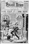 Illustrated Police News Saturday 22 August 1896 Page 1