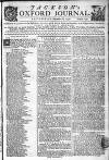 Oxford Journal Saturday 18 December 1756 Page 1