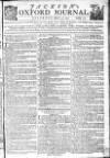 Oxford Journal Saturday 12 March 1757 Page 1