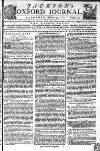 Oxford Journal Saturday 23 February 1760 Page 1