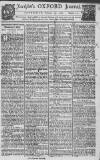 Oxford Journal Saturday 21 February 1767 Page 1