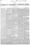 Lloyd's Weekly Newspaper Sunday 30 April 1843 Page 1