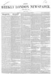 Lloyd's Weekly Newspaper Sunday 21 May 1843 Page 1