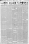 Lloyd's Weekly Newspaper Sunday 08 February 1852 Page 1