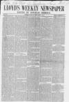 Lloyd's Weekly Newspaper Sunday 25 February 1855 Page 1