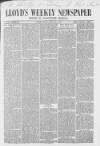 Lloyd's Weekly Newspaper Sunday 21 February 1858 Page 1