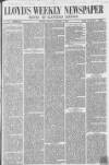 Lloyd's Weekly Newspaper Sunday 19 December 1858 Page 1