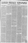 Lloyd's Weekly Newspaper Sunday 23 January 1859 Page 1