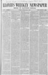 Lloyd's Weekly Newspaper Sunday 31 July 1859 Page 1