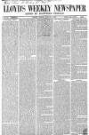 Lloyd's Weekly Newspaper Sunday 05 January 1862 Page 1
