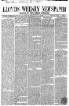 Lloyd's Weekly Newspaper Sunday 12 January 1862 Page 1