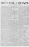 Lloyd's Weekly Newspaper Sunday 10 January 1864 Page 1