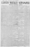 Lloyd's Weekly Newspaper Sunday 17 January 1864 Page 1