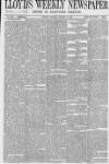 Lloyd's Weekly Newspaper Sunday 31 January 1869 Page 1