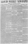 Lloyd's Weekly Newspaper Sunday 28 May 1882 Page 1