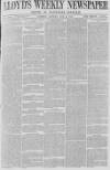 Lloyd's Weekly Newspaper Sunday 14 January 1883 Page 1