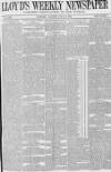 Lloyd's Weekly Newspaper Sunday 15 July 1888 Page 1