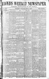 Lloyd's Weekly Newspaper Sunday 11 February 1894 Page 1