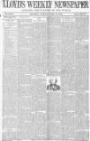 Lloyd's Weekly Newspaper Sunday 10 February 1895 Page 1