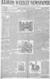 Lloyd's Weekly Newspaper Sunday 10 November 1895 Page 1