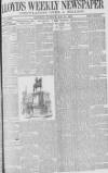 Lloyd's Weekly Newspaper Sunday 31 January 1897 Page 1