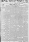 Lloyd's Weekly Newspaper Sunday 06 August 1899 Page 1