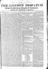 London Dispatch Sunday 09 April 1837 Page 1