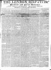 London Dispatch Sunday 05 November 1837 Page 1