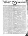 London Dispatch Sunday 13 January 1839 Page 1