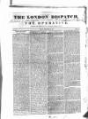 London Dispatch Sunday 15 September 1839 Page 1
