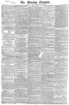 Morning Chronicle Wednesday 01 November 1826 Page 1
