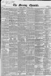 Morning Chronicle Friday 27 August 1852 Page 1