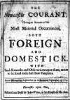 Newcastle Courant Wed 22 Sep 1714 Page 1
